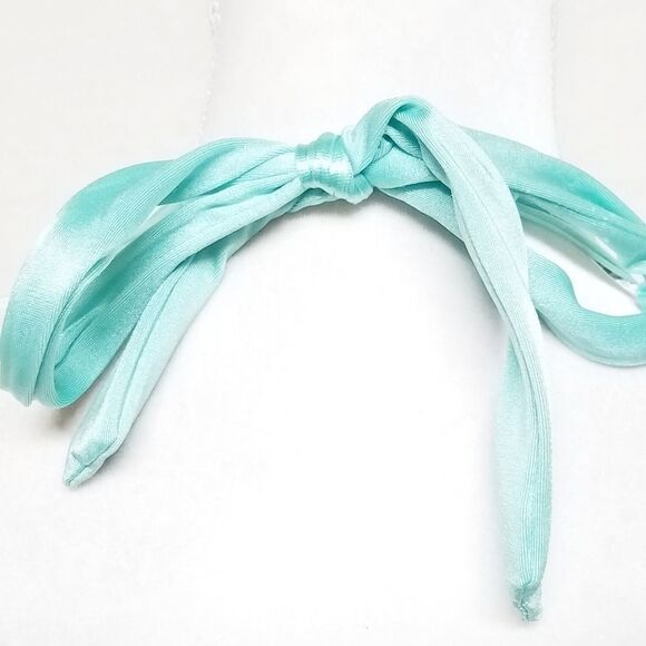 Rare Victoria's Secret Bombshell Aqua Top The Knockout Diamond Print Bikini - Picture 11 of 16